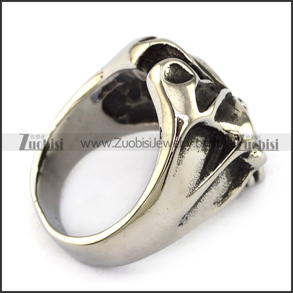 headshot bloodsucker skull ring r002239