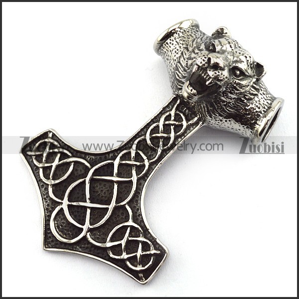 Tiger Hammer Pendant in 8cm Long p003749