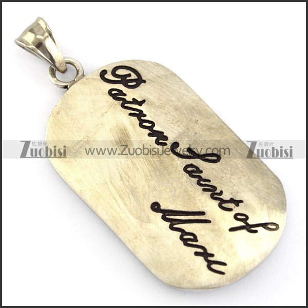 Vintage Aries Tag Pendant p005787