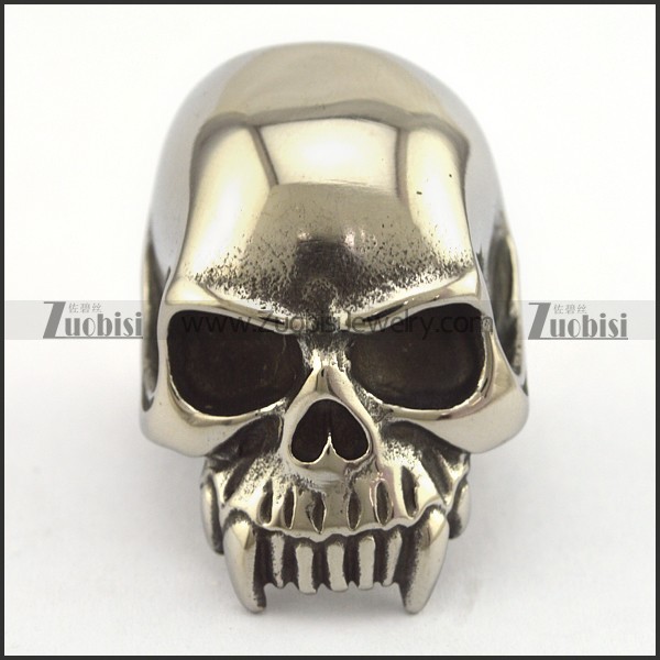 bald bloodsucker skull ring r001744