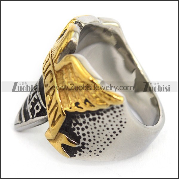 american eagle ring for motorcycle bikers r001590