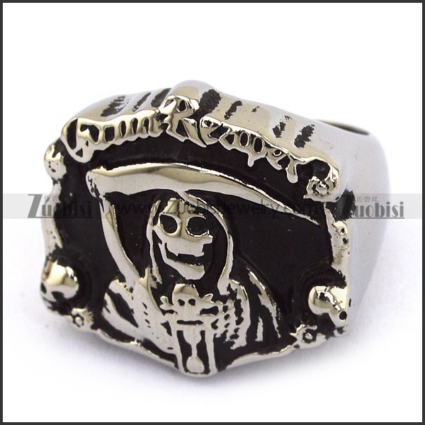 Large Death Skull Ring r003677