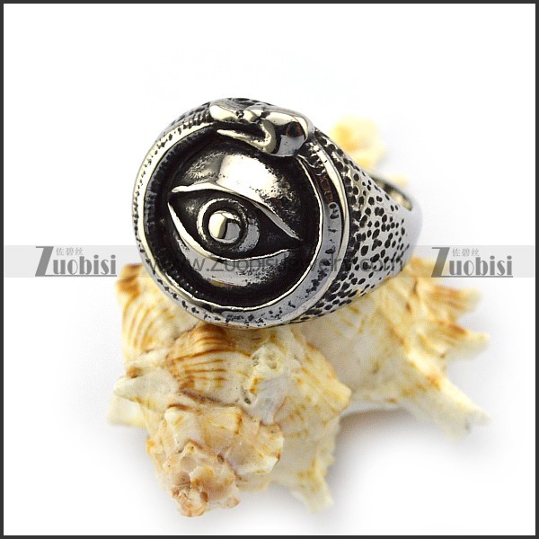 Evil Eye Stainless Steel Ring r004638