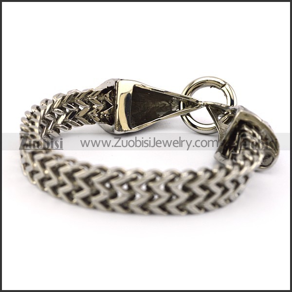 stainless steel casting raven bracelet b006163