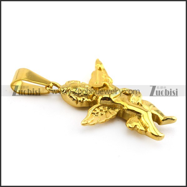 Little Angel Pendant in Gold Plating p004933