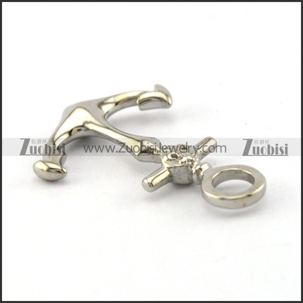 High Polishing Steel Anchor Pendant p004885