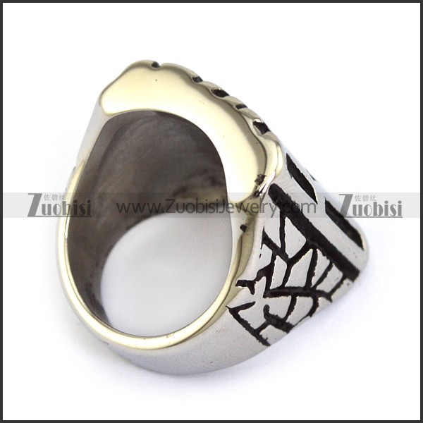 Stainless Steel Cast BIKER Ring for Riders r002957