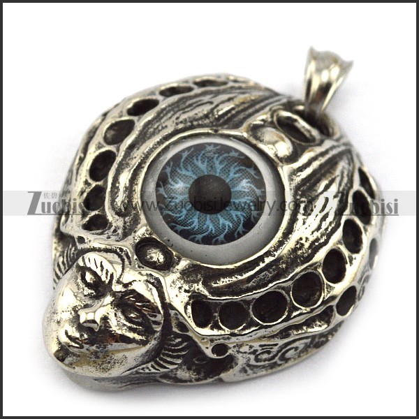 Blue Evil Eye Pendant p005280