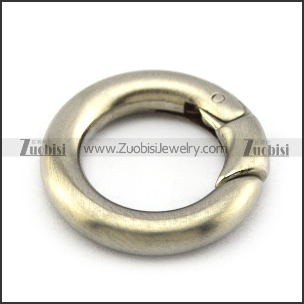 matt plain donut clasp in 1.8cm outside diameter a000282