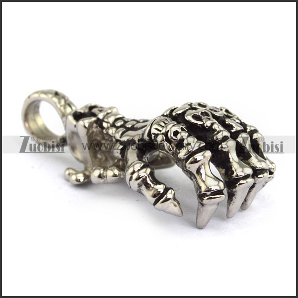 Horrible Stainless Steel knuckle Pendant -JP330054