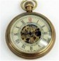 Antique Mechanical Pocket Watch with chain -pw000395