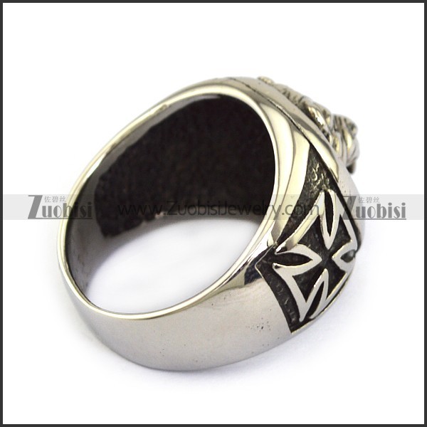 Stainless Steel Lion Ring - JR350099