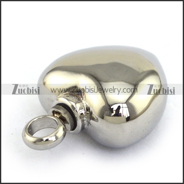 3D Heart Perfume Bottles Charm P003802
