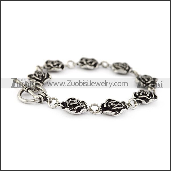 Casting Rose Flower Bracelet b006294