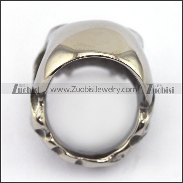 bald bloodsucker skull ring r001744
