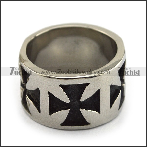 Malta Cross Ring in Wide Band -JR350244