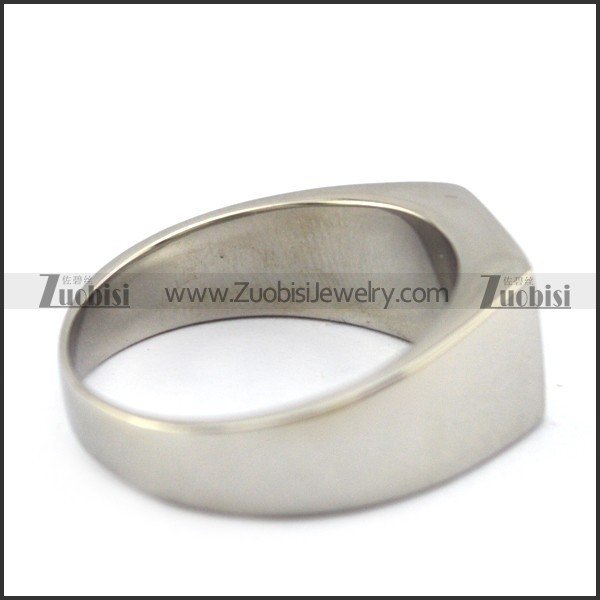 blank signet ring for lasering your wanted logos r004693