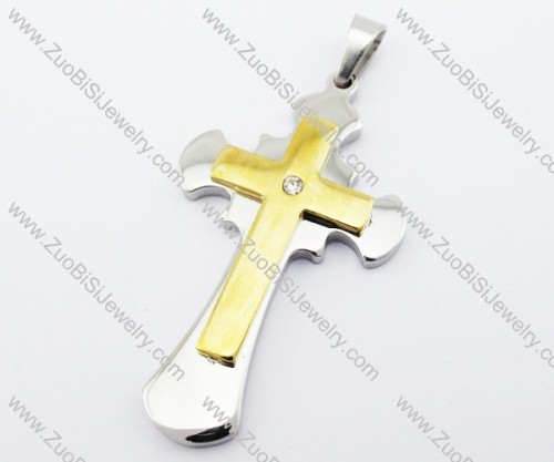 Stainless Steel Cross pendant - JP380015