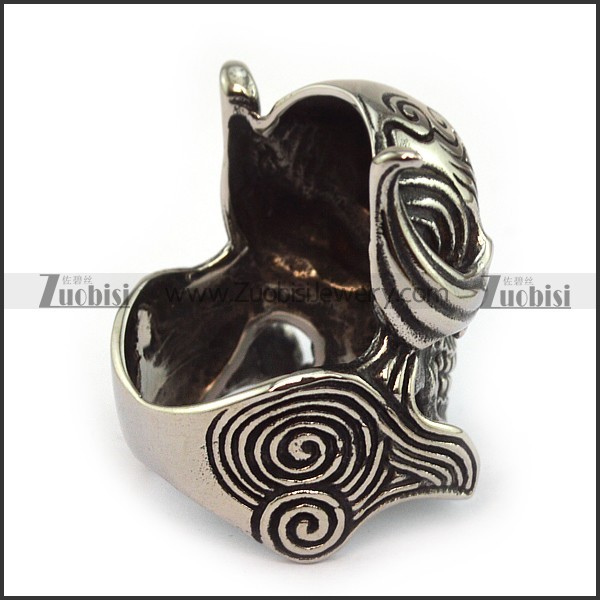 Stainless Steel Skull Rings -r000421