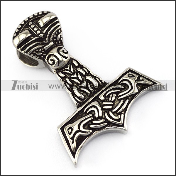 Stainless Steel Hammer Pendant p000593