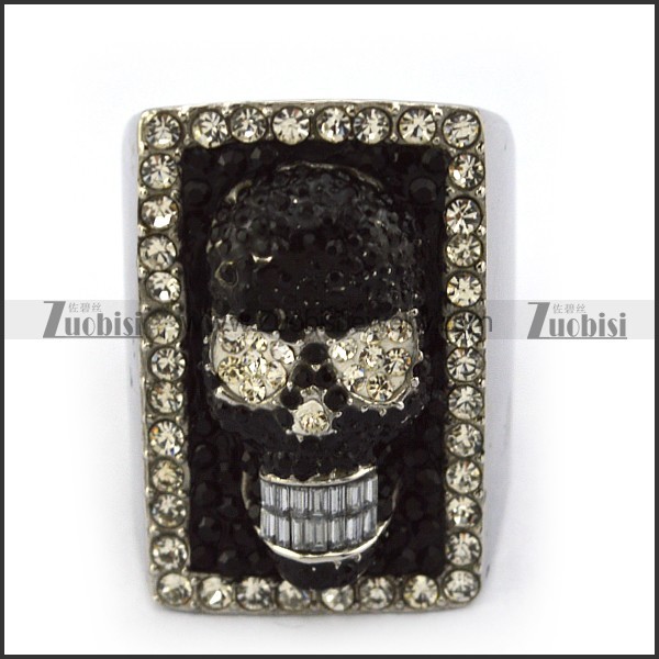 Women Stainless Steel Skull Ring r003925