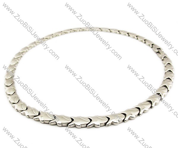 Stainless Steel Magnetic Necklace - JN250003
