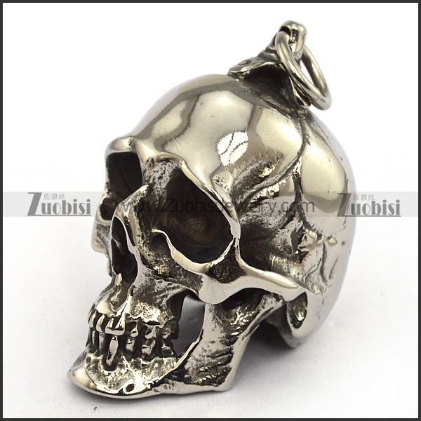 64MM Big Skull Pendant in 316L Stainless Steel Weight of 90 Grams p002478
