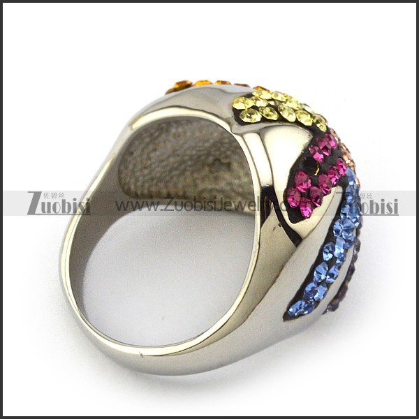 LGBT Gay Pride Rainbow Ring r003959
