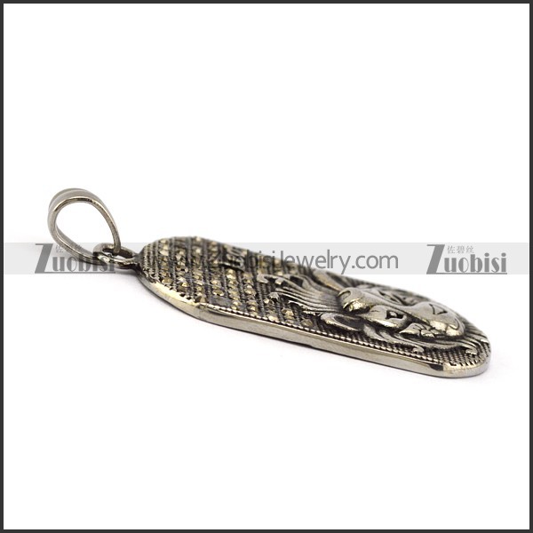 Vintage Leo Tag Pendant p005782
