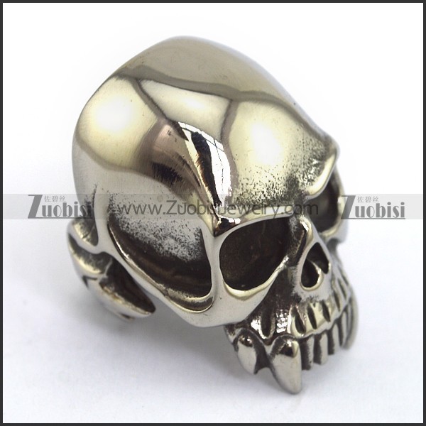 bald bloodsucker skull ring r001744