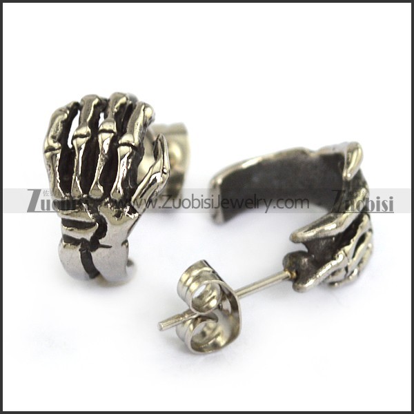 Steel Ghostcrawler Earring e001236