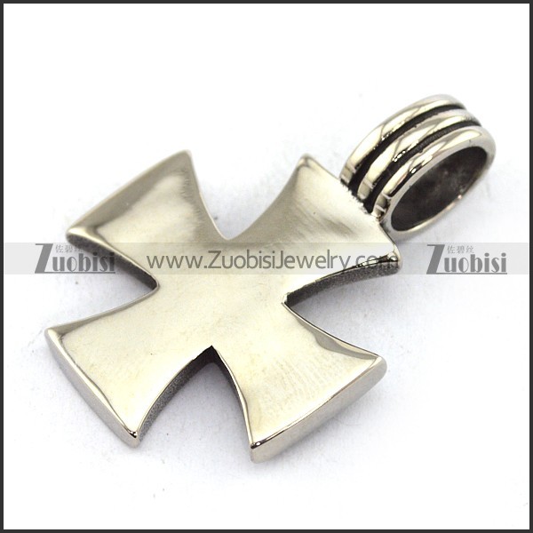Stainless Steel Iron Cross Pendants -p000343