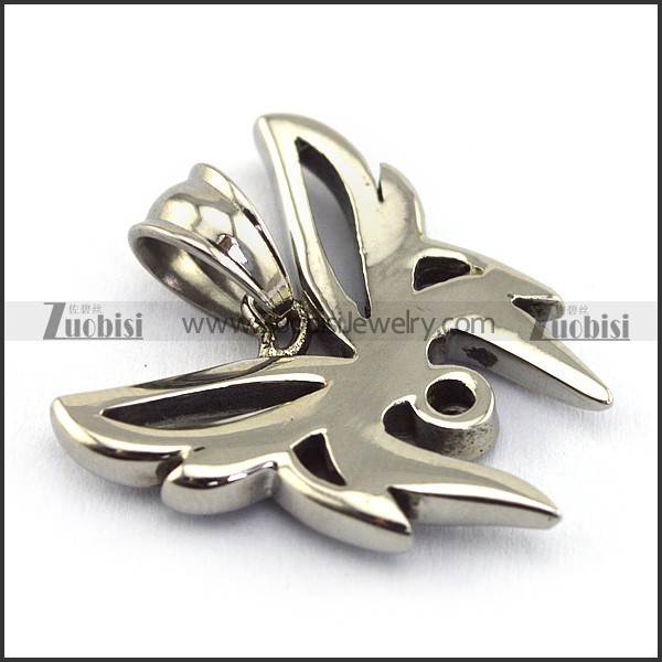 fancy clear rhinestone butterfly charm with melon seed buckle p002089