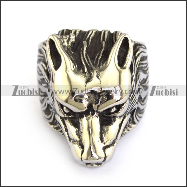 Stainless Steel wolf Rings for men - JR350156