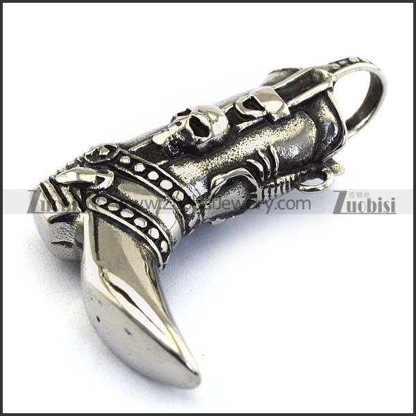 Cool Stainless Steel Boots Pendant p003464