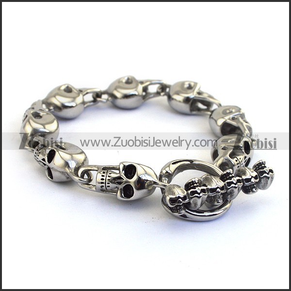 23cm Skull Bracelet b004491