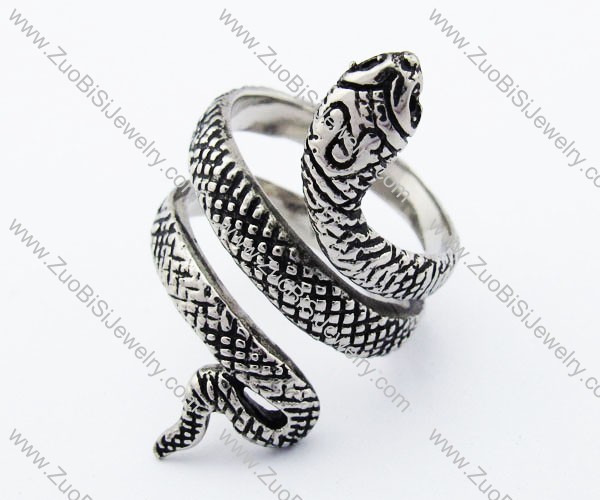 Stainless Steel Snake Ring -JR010180
