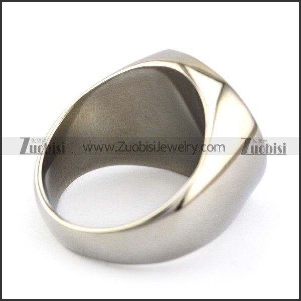 Red Cross White Epoxy Ring r004957