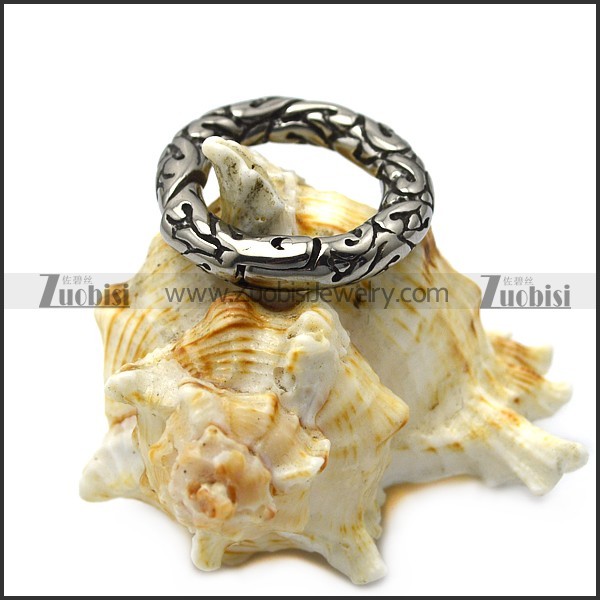 20.5mm big textured donut clasp for necklaces or bracelets a000616