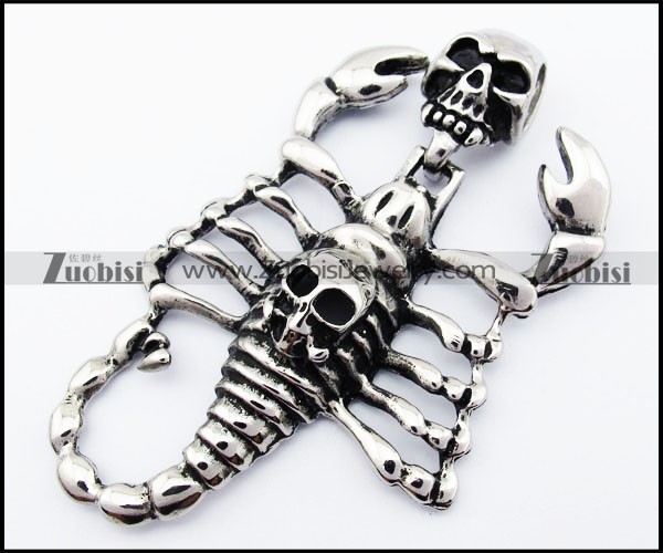 Big Stainless Steel Scorpion Pendant - JP170165