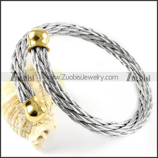 Stainless Steel Rope Bracelet - b000035