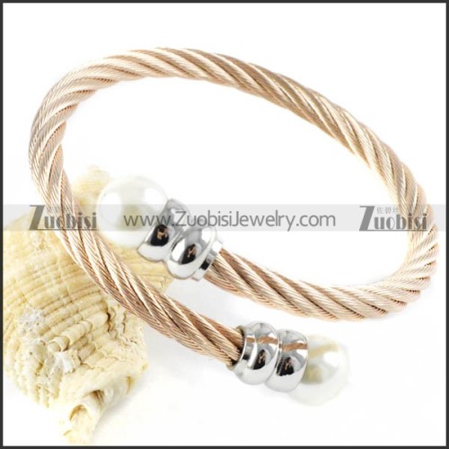 Stainless Steel Rope Bracelet - b000033