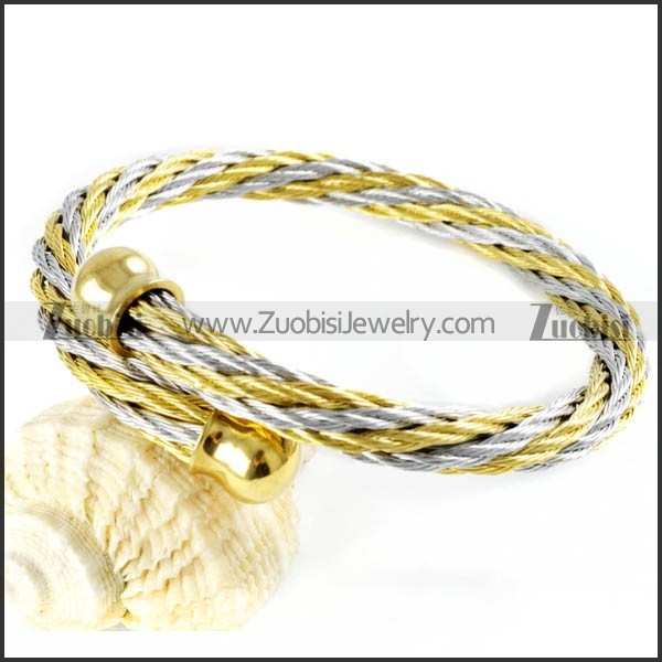Stainless Steel Rope Bracelet - b000049