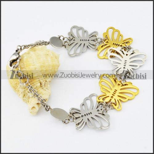 Stainless Steel Butterfly bracelet - b000535