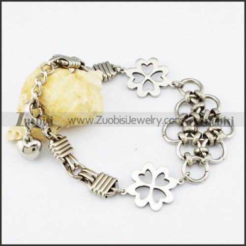 Stainless Steel Flower bracelet - b000512
