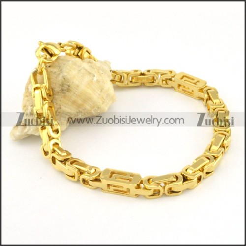 brilliant 316L Stainless Steel Stamping Bracelets -b000643