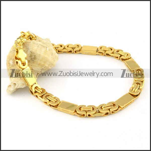 good-looking nonrust steel Stamping Bracelets -b000659