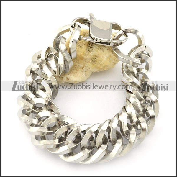 brilliant 316L Big Casting Bracelet -b001307