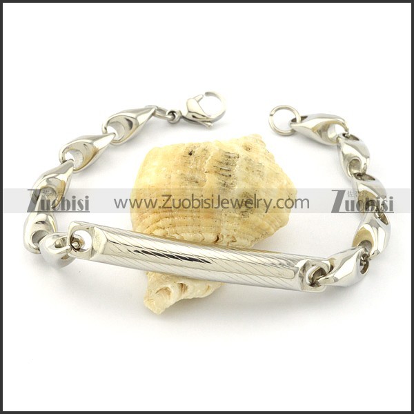 Buy Solid Casting Chain Bracelet with Tube -b001025