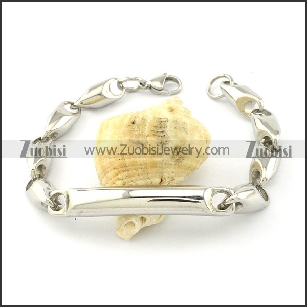 Buy Solid Casting Chain Bracelet with Tube -b001020
